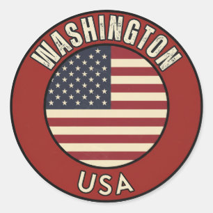 Adesivo Washington Estados Unidos da América