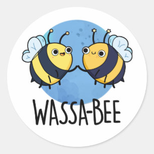 Adesivo Wassabee Funny Wasabi Bee Pun