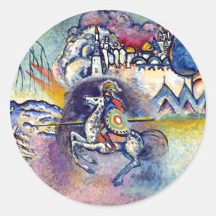 Adesivo Wassily Kandinsky - São Jorge & Os Cavaleiros