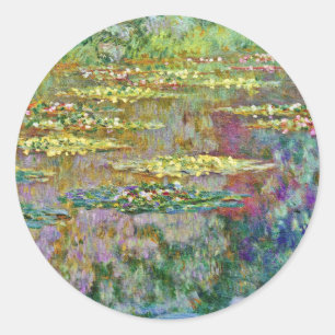 Adesivo Water Lily Flowers Claude Monet Fine Art