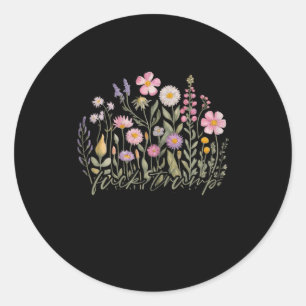 Adesivo Watercolor Anti Trump Democrata Floral Presidente