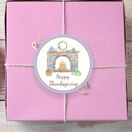 Adesivo Watercolor Autumn Delights Pumpkin Spice, Pie