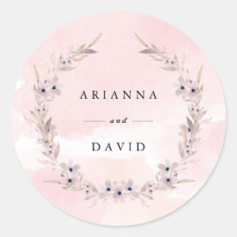Adesivo Watercolor Bliss | Verruga Floral Cor-de-Rosa Esbr