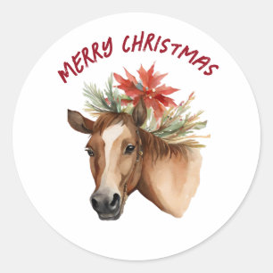 Adesivo Watercolor Casa de Natal