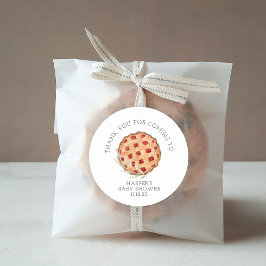 Adesivo Watercolor Cutie Pie Baking Obrigado