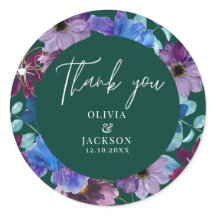 Watercolor Eucalyptus Greenery Weding Thankyou