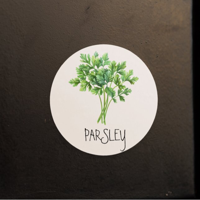 Adesivo Watercolor Herb Parsley (Criador carregado)