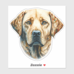 Adesivo Watercolor Labrador Retriever