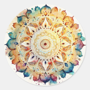 Adesivo Watercolor Mandala