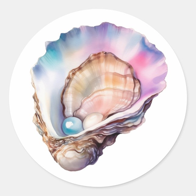 Adesivo Watercolor Oyster (Frente)