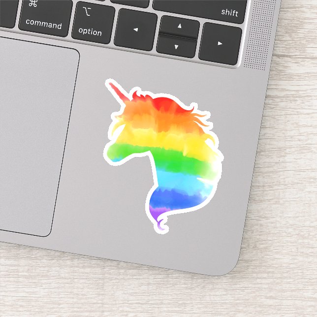 Adesivo Watercolor Rainbow Unicorn (Detalhe)