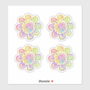 Adesivo Watercolor Sunflower Boho Style