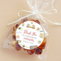 Watercolor Sushi e Sashimi Aniversário Obrigado