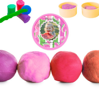 Adesivo Watermelon Birthday Favor Playdough Lid