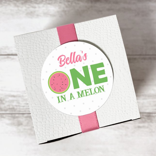 Adesivo Watermelon First Birthday Sticker (Criador carregado)