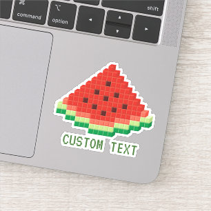 Adesivo Watermelon Pixel Art