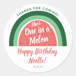 Adesivo Watermelon Rainbow, ela é uma em um melão, Anivers
