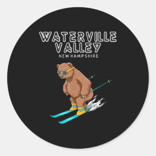 Adesivo Waterville Valley New Hampshire - Esquiar Grizzl E