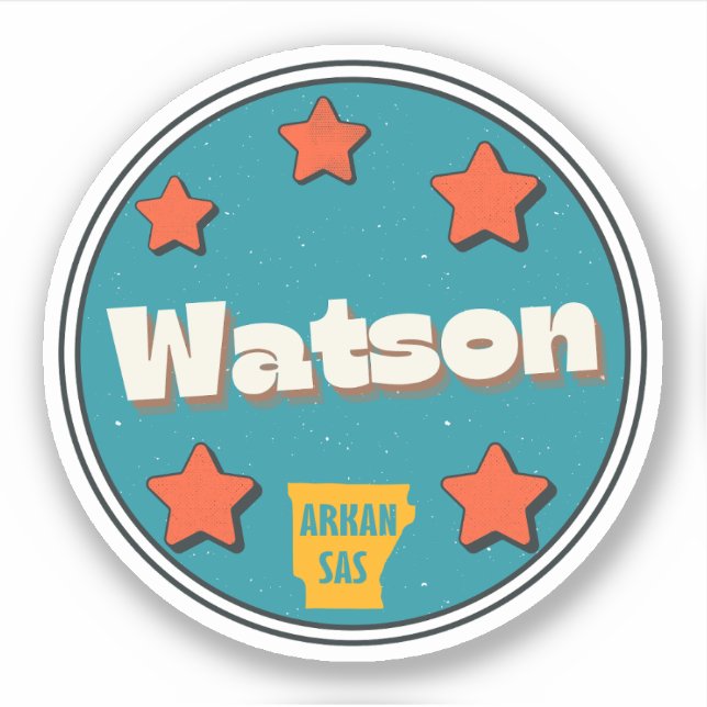 Adesivo Watson, Arkansas Sticker (Frente)