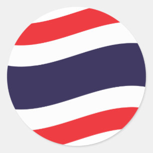 Adesivo Wave de Bandeira Tailandesa