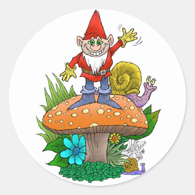 Adesivo Waving Gnome.jpg (Frente)