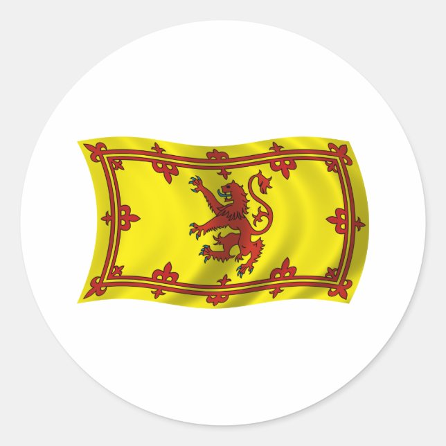 Adesivo Wavy Scotland Flag (Frente)