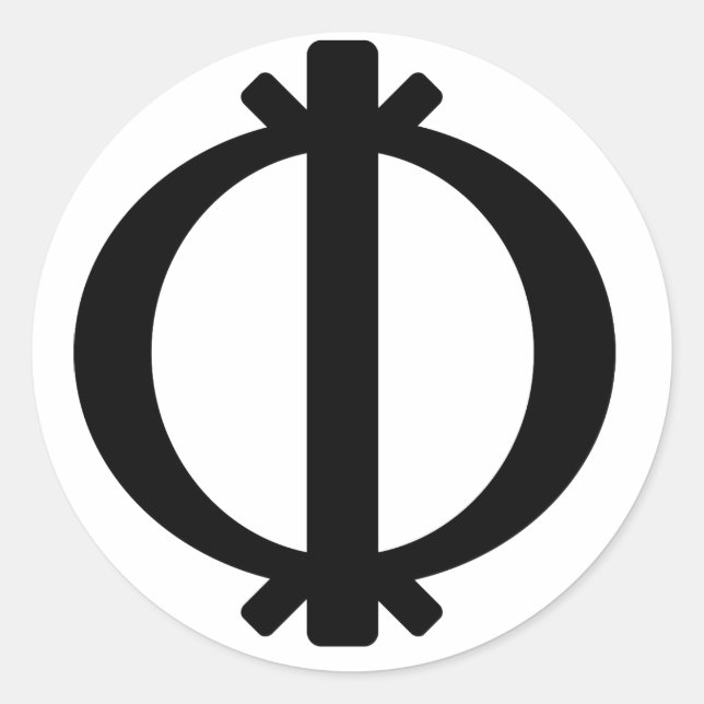 Adesivo Wawa Aba | Símbolo de dureza e resistência (Frente)