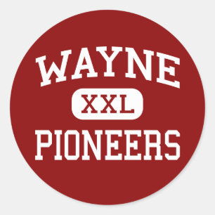 Adesivo Wayne - pioneiros - meio - Wayne West Virginia