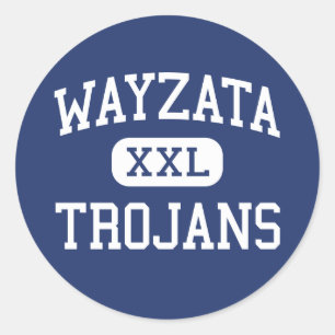 Adesivo Wayzata - Trojan - alto - Minneapolis Minnesota