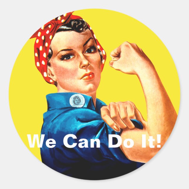 Adesivo We Can Do It! Rosie the Riveter (Frente)