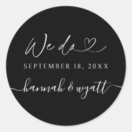 Adesivo We Do Boho Wedding Label Invitation Envelope Seals