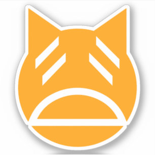 Adesivo Weary Emoji Cat