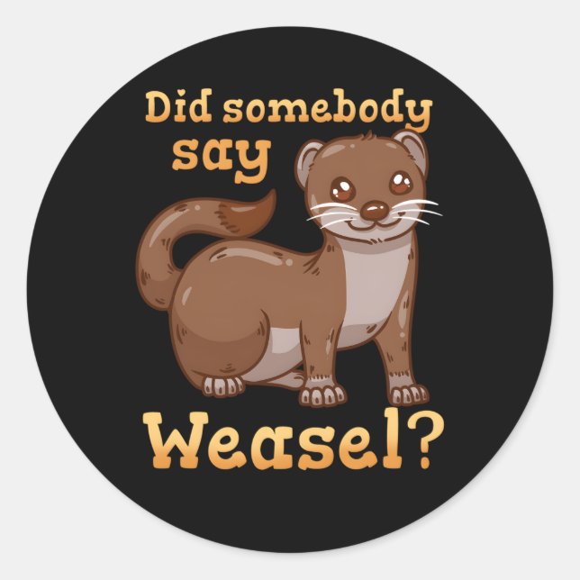 Adesivo Weasel Weasel (Frente)