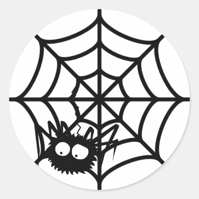Adesivo Web de aranha do Dia das Bruxas (Frente)