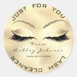 Adesivo Web Name Beauty Salon Glitter Glam Lash Cleaner