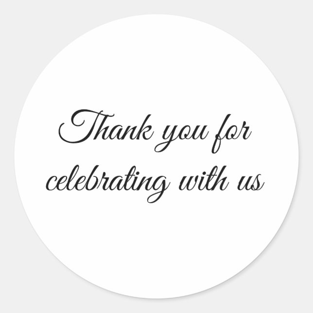 Adesivo Wedding favour sticker (Frente)