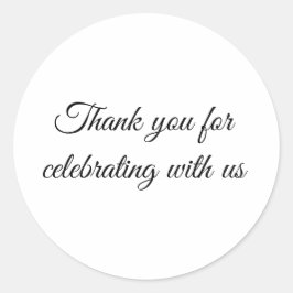 Adesivo Wedding favour sticker