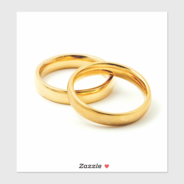 Adesivo Wedding rings (Folha)