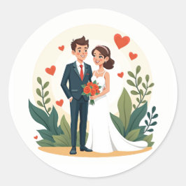 Adesivo Wedding Romance Sticker