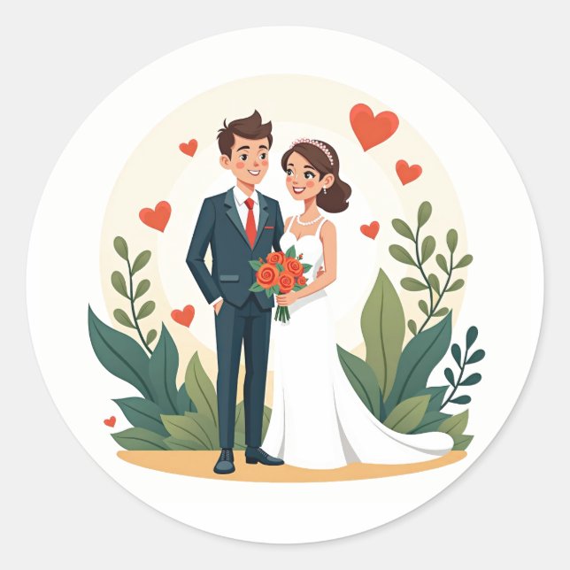 Adesivo Wedding Romance Sticker (Frente)