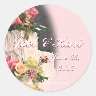Adesivo WeddingCakeSticker-personalize