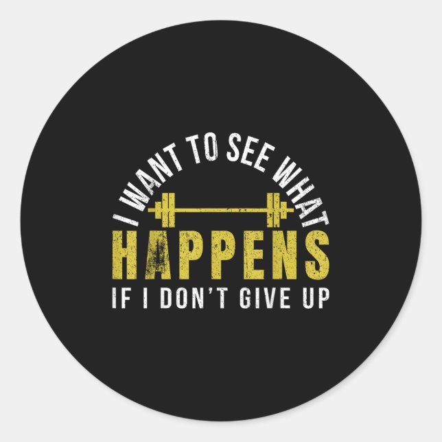 Adesivo Weightlifting Bodybuilder Muscle Barbell Exercise  (Frente)