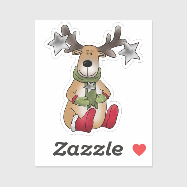 Adesivo Weihnachtselch  (Folha)