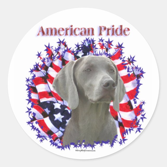 Adesivo Weimeraner Pride Sticker (Frente)