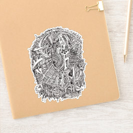 Adesivo Weirdhead, por Brian Benson Vinyl Sticker
