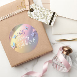 Adesivo Welcome Baby Lily – Butterfly Baby Girl Sticker