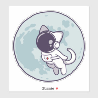 Adesivo Welcome to the Meoid - Moon mission