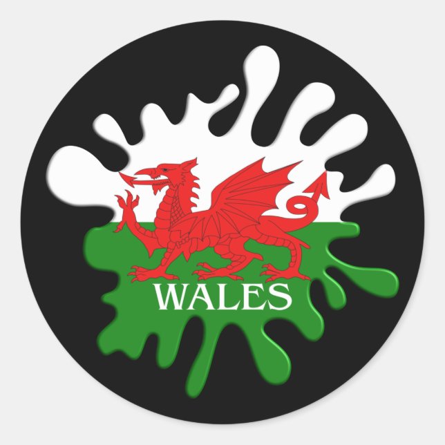Adesivo Welsh Cymru Flag (Frente)