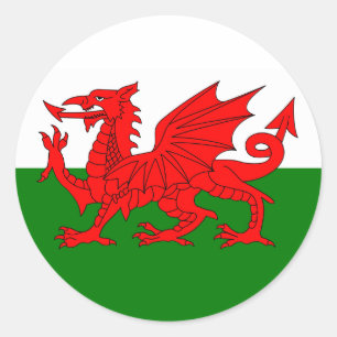 Adesivo Welsh Flag Sticker