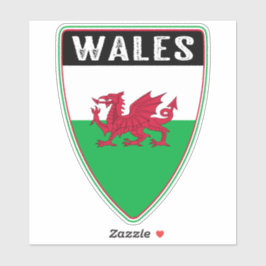 Adesivo Welsh Shield